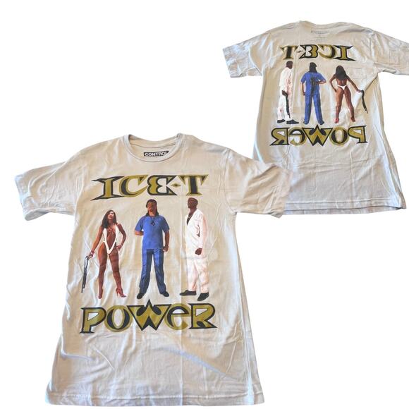 NEW ICED T POWER Graphic T SHIRT Band Album Cover SM TEE Mens Womens 100% Cotton - Picture 7 of 7